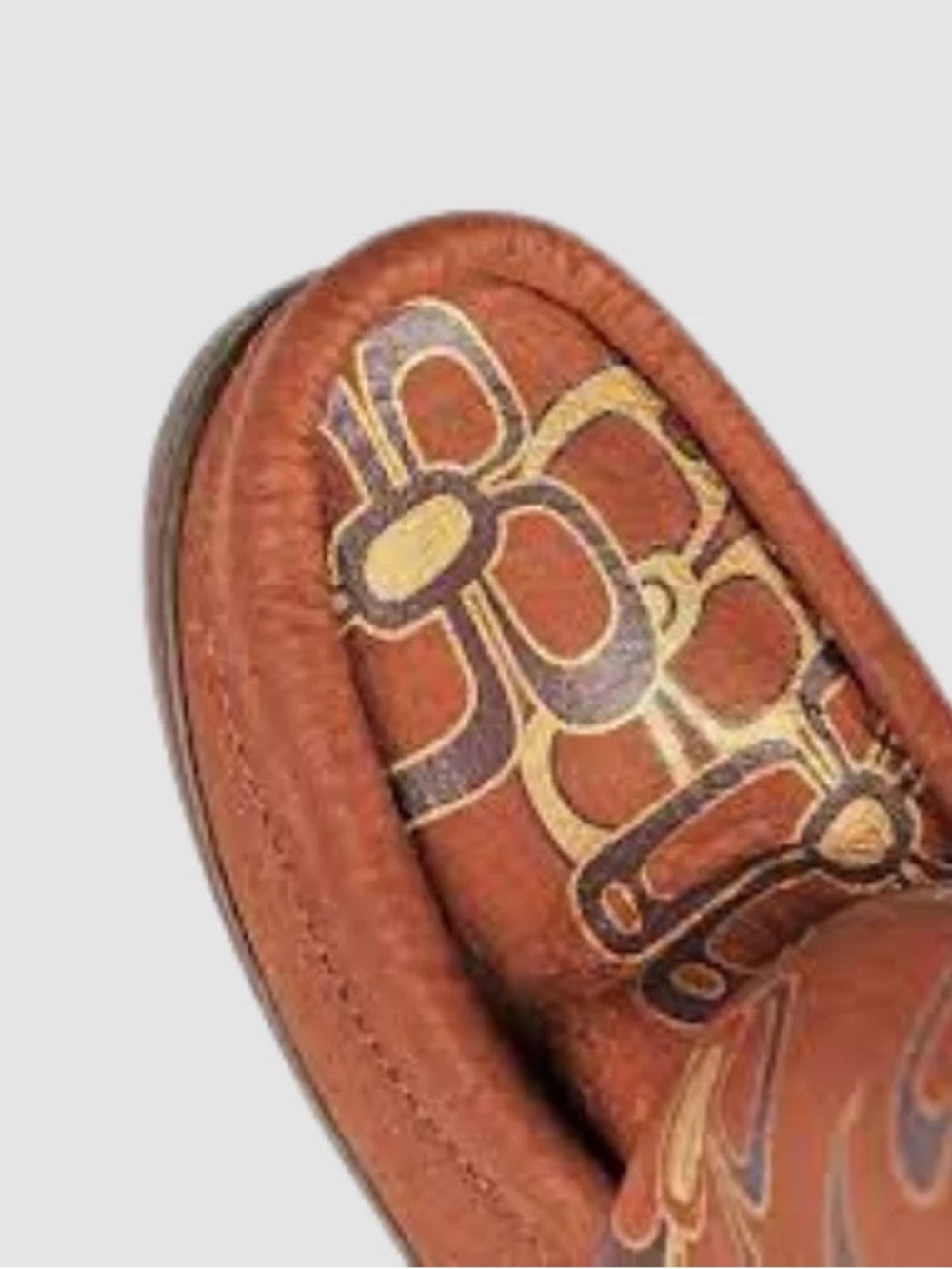 Cognac Manitobah Mukluk Boots with Heminbird & Flower Silver Accent - Picture 3 of 3